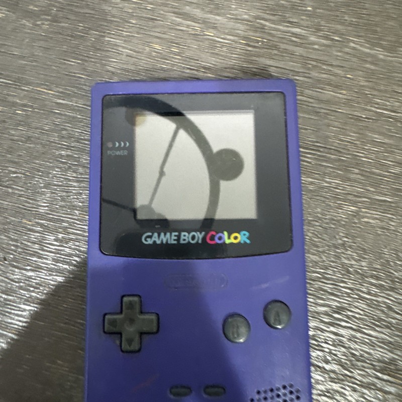 Nintendo Game Boy Color CGB-001 Handheld Console, Purple/Black