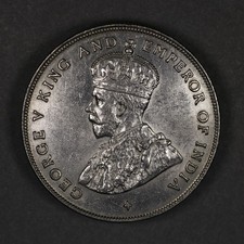 1920 Straits Settlements Silver Dollar