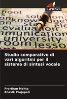Studio Comparativo Di Vari Algoritmi Per Il Sistema Di Sintesi Vocale Buch 2025