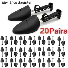 40 Pcs Men Adjustable Form Plastic Shoe Tree Shaper Keeper Boot Shoe Stretcher