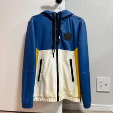 Diesel Men S S Leather Hoodie Jacket Sheepskin Luxury Classic Stylish Italian