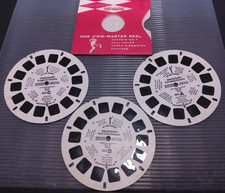 VIEW MASTER REELS - 2025 "DINOSAURS" - USED CONDITION - 1962