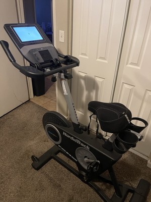 NordicTrack Exercise Bike with Interactive Console and Adjustable Seat 