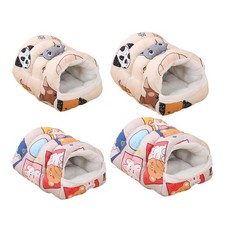 Lit-grotte pour Animaux, Niche pour Chat Ou Chien, Couchage Portable et Peu