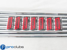 NEW KBS TOUR FLT 120 STIFF FLEX STEEL IRON SHAFTS 4-PW .355 TIP 512254