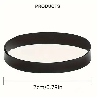 10 Pcs/Pack Black Disposable Hair Rubber Bands, High Elasticity Hair Ties