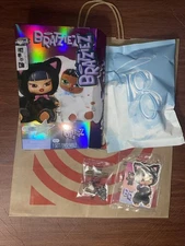 🎀👛NEW JADE Bratz Bratziez Iconz Seriez Plush Keychain Kool Kat *ON HAND*