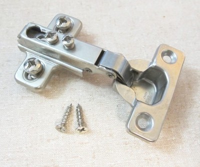 Salice Mini Hinge w/ Slide-On H3 Mounting Plate & Screws (VG)