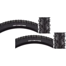 Pack of 2 Cst Premium Critter 29x2.1 Clincher Wire TPI 65 Black/Bsk Reflective