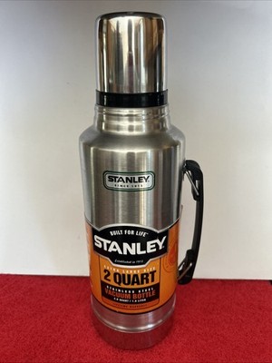 Stanley Vacuum Bottle Thermos 2 QT - Stainless Steel New