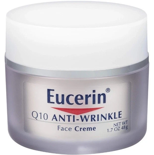 Eucerin Q10 Anti-Wrinkle Face Cream Unscented Sensitive Skin 1.7oz - Image 2 of 4