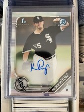 2019 Bowman Chrome 1st Konnor Pilkington Auto White Sox ROOKIE RC Autograph
