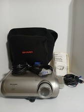 Sharp XR-11XC Multimedia DLP Projector 2000 Lumen Projector w/ Case and Remote