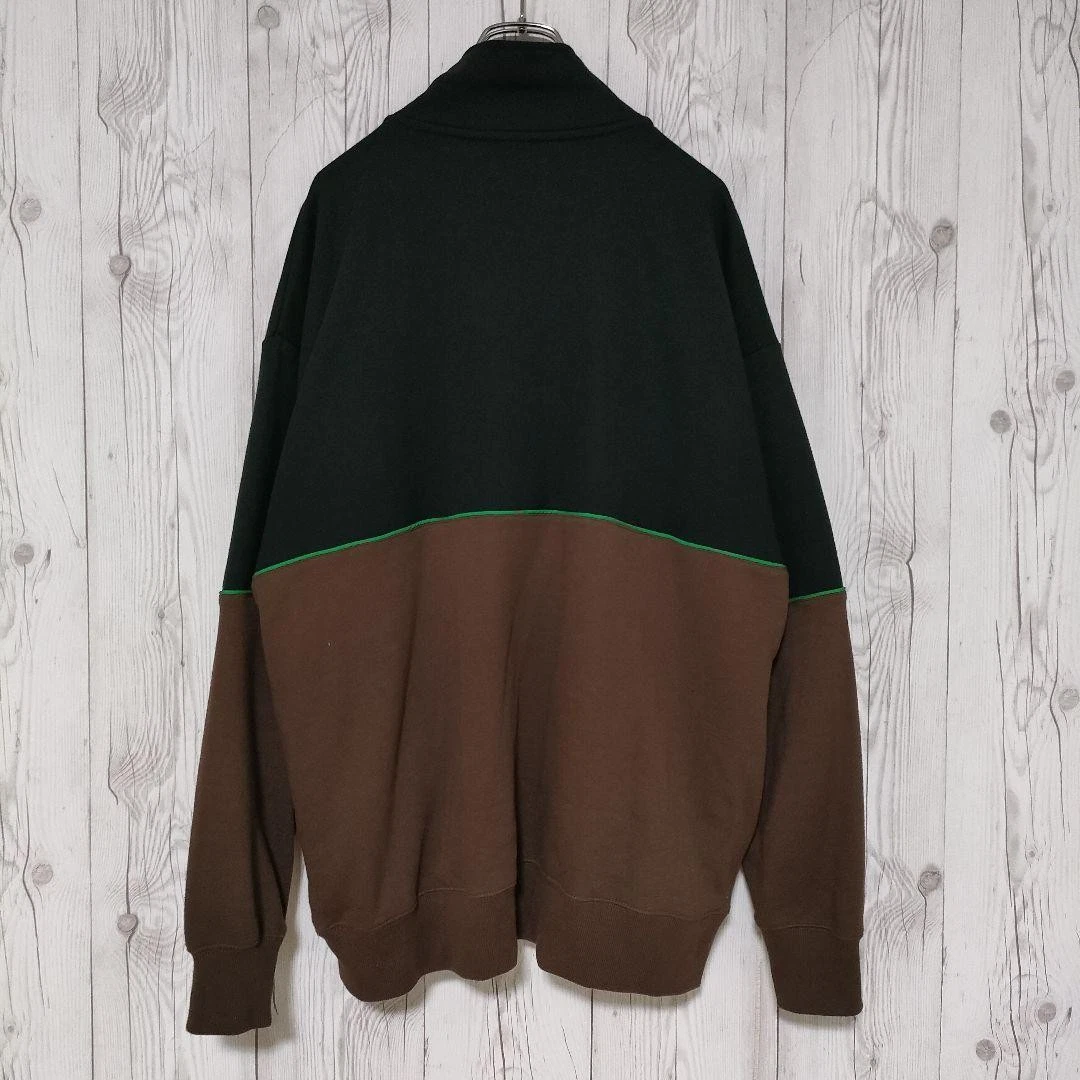 VETEMENTS Felpa Graniph Mezza Zip Ricamo Personaggio L Uomo JPN Edizione Limitata Rara