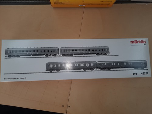 Märklin H0 - 43204 Schnellzugwagen-Set -LED Innenbeleuchtung NEU & OVP | Zustand: Neu