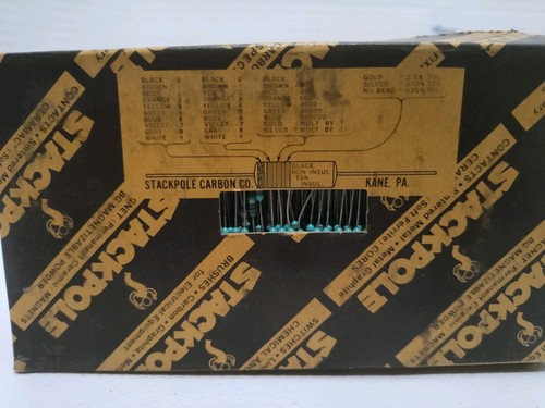 Stackpole 1100 ohm 1/4 5% watt Carbon Film Resistors New Box/1000 | eBay