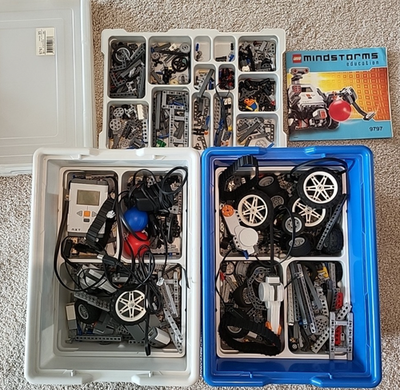LEGO Mindstorms Education NXT 9797 9695 STEM Completeness 