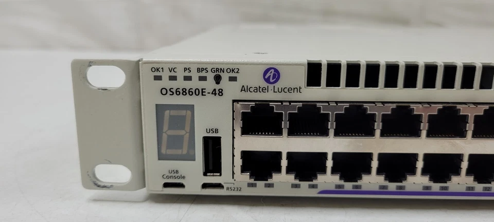 Alcatel-Lucent OmniSwitch OS6860-P48 Layer 3 Multi Gigabit Stackable Switch - Image 3 of 4