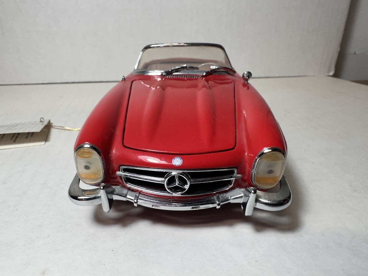 Franklin Mint 1960 Mercedes Benz 300SL Roadster Red 1:24 Diecast
