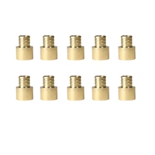 10 Pack  XFITTING 3/4" Pex B X 3/4" Female Sweat Adapters, Lead Free Brass