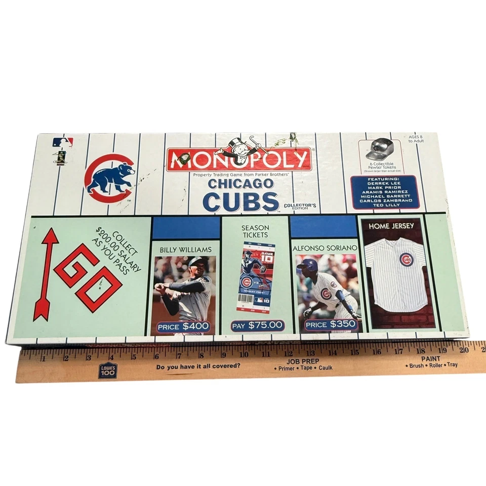 Chicago Cubs Monopoly Collectors Edition Parker Brothers Baseball Game Complete - Image 4 of 4