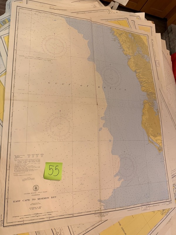 East Cape to Mormon Key - US Coast & Geodetic Survey Nautical Maritime Map