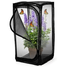 Kingrol 30-Inch Butterfly Habitat Cage, Large Pop-Up Mesh Terrarium with Zipp...