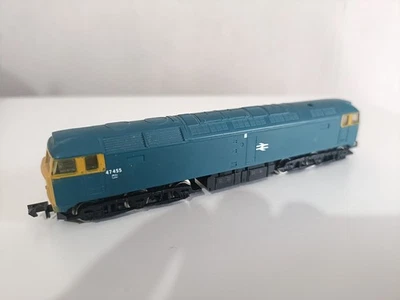 Graham Farish N Gauge / Class 47 47455 in BR Blue / 8005 NON RUNNER - Image 1 of 4