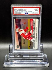 Lucas Raymond 2021-22 Upper Deck Credentials Speed Of The Game Rookie SGR1 PSA 9