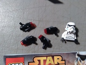 LEGO STAR WARS TROOP TRANSPORT #75078 NO FIGURES HAS MANUAL AND GUNS