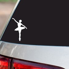 Ballerina Ballet Dancer Sticker Dancer S3 all chrome and regular vinyl colors