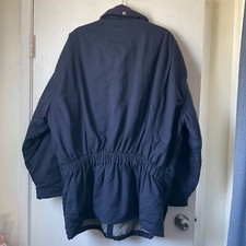Bulwark FR Workwear Jacket Heavy Patches XXL RG Parka Repair on Elbow Navy 2XL