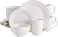 Amelia Court 16 Piece Dinnerware Set, White