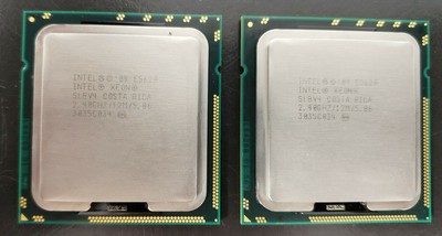SET of 2 Xeon E5620 SLBV4 12M Cache 2.4GHz 5.86GT/s 80w 1366 Processor