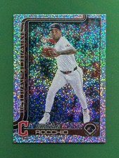 2025 Topps Series 1 Confetti Celebration Mega Box Exclusive #194 Brayan Rocchio