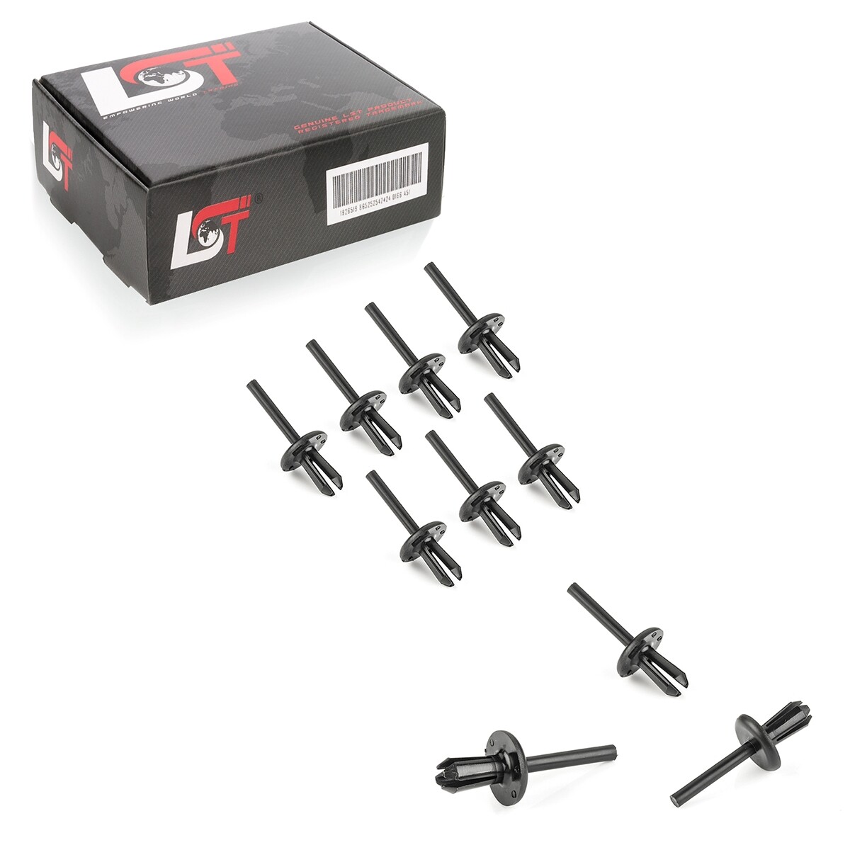 10x for OPEL Mouldings on Wheel Arch Fender Clips Rivet