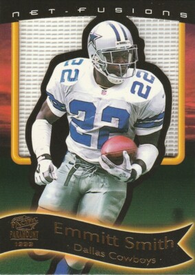 1999 Paramount End Zone Net-Fusions #6 Emmitt Smith (1:73)!