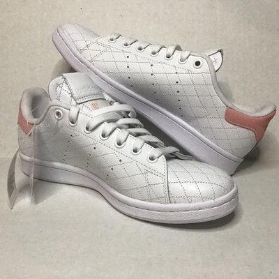 Adidas Originals Stan Smith Shoes Women White Pink FV4070 8.5 | eBay