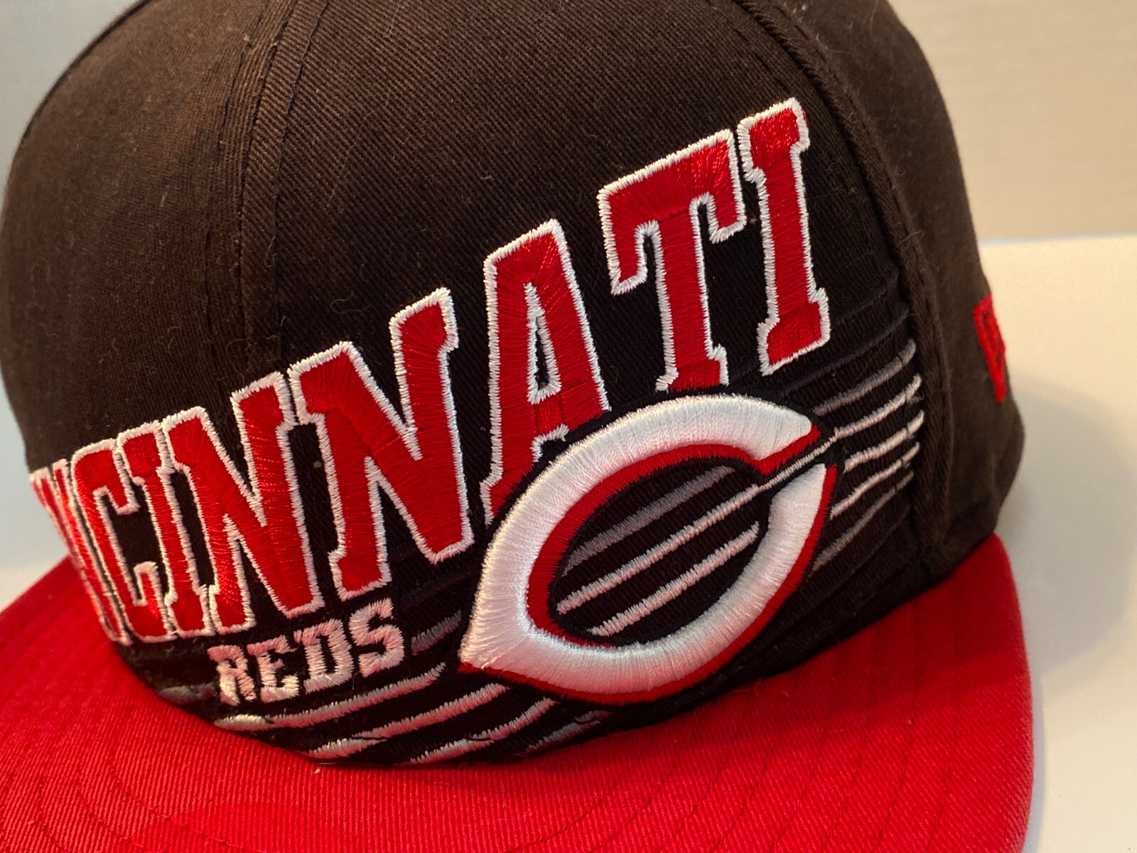 Cincinnati Reds Black Adjustable Snapback Hat Emb… - image 5