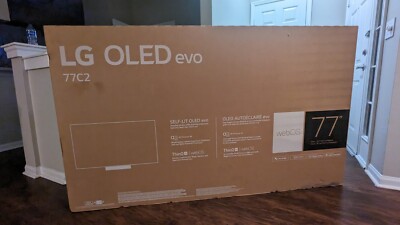 LG OLED77C2PUA 77'' 4K OLED Smart TV - Black