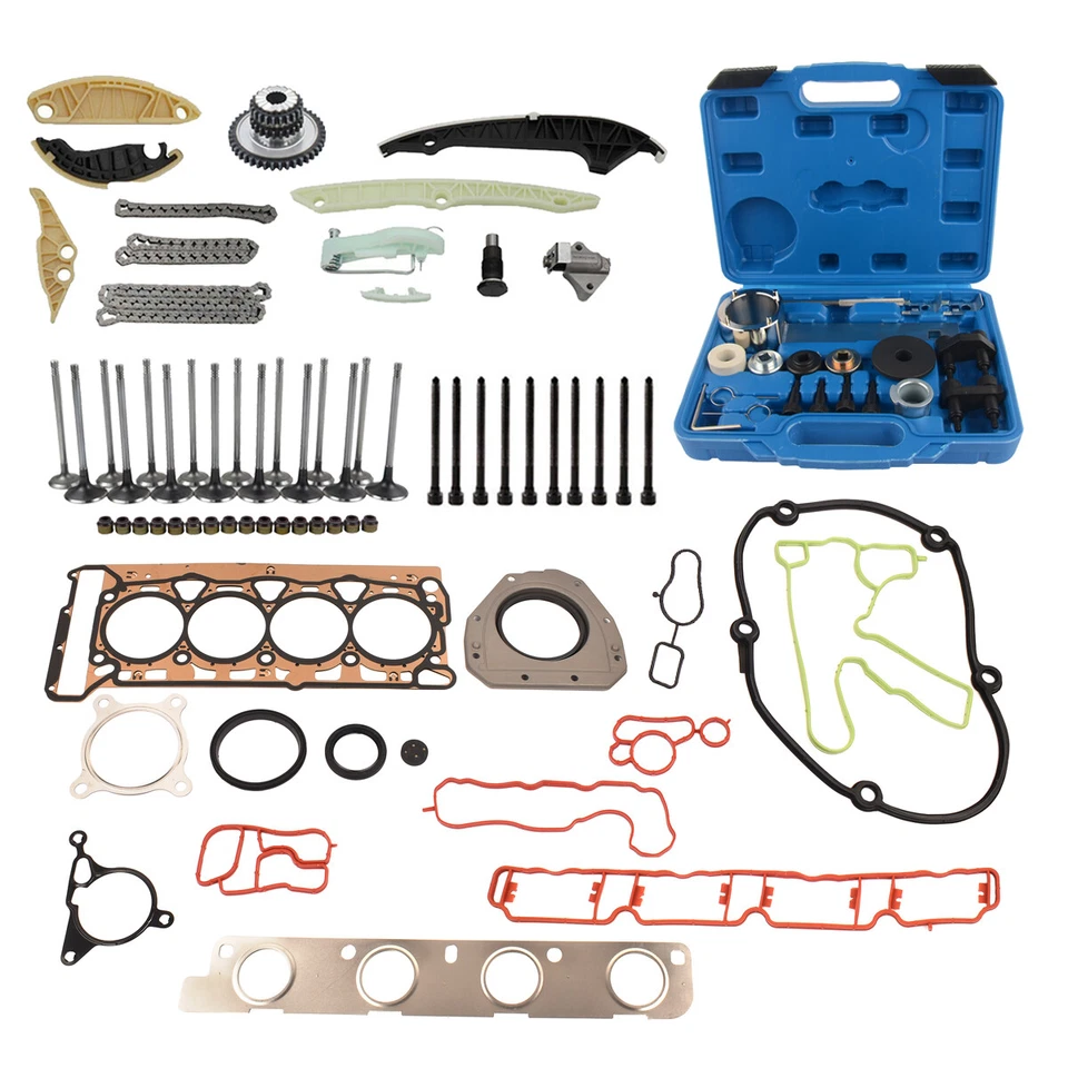 For Audi VW Timing Chain Tool Head Gasket Set Kit Valves TSI TFSI 2.0T 2008+ - Image 2 of 4