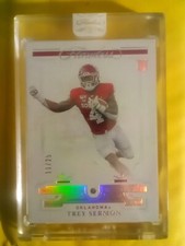 2021 Flawless Trey Sermon FACTORY ENCASED Real DIAMOND GEM Rookie RC Mint #11/25