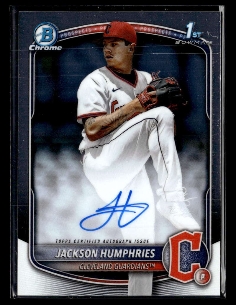 2025 Bowman Jackson Humphries 1st Chrome Prospect Auto Autograph #CPA-JHU U9246