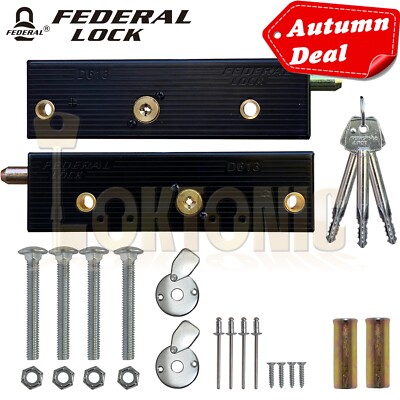 Federal Enfield Original Original Garagentor Schrauben Schloss ein PAAR MK6 NEU 2023