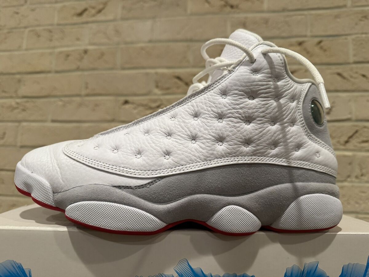 Nike Air Jordan XIII 13 Retro White True Red Wolf Grey Nike Air Jordan XIII 13 Retro White True Red Wolf Grey