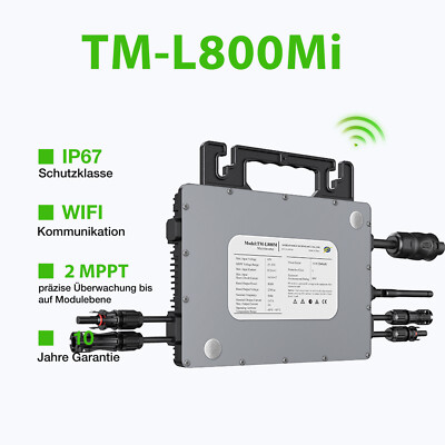 Wechselrichter 800W PV Microinverter TM-L800Mi für Balkonkraftwerk-0% MwSt.