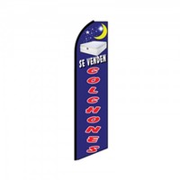 Se Venden Colchones Advertising Swooper Feather Banner Flag & Pole Only Se Venden Colchones Advertising Swooper Feather Banner Flag & Pole Only