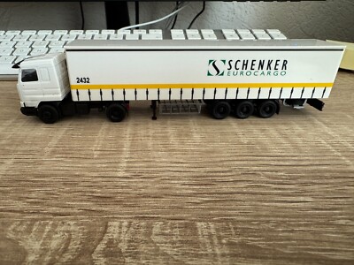 AWM 1:87 LKW Scania Schenker Eurocargo Container Sattelzug guter Zustand