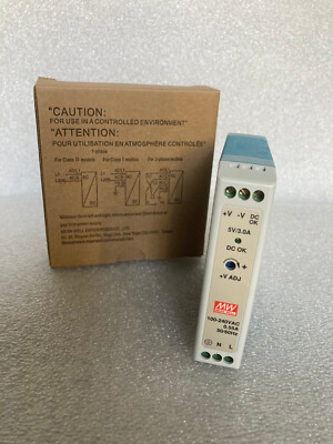 MEAN WELL MW MDR-20-5 Netzteil Hutschiene 5V 3.0A Hutschienennetzteil HÄNDLER