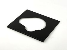 Deckplatte Platte face plate für Thorens TD 126 schwarz eloxiert